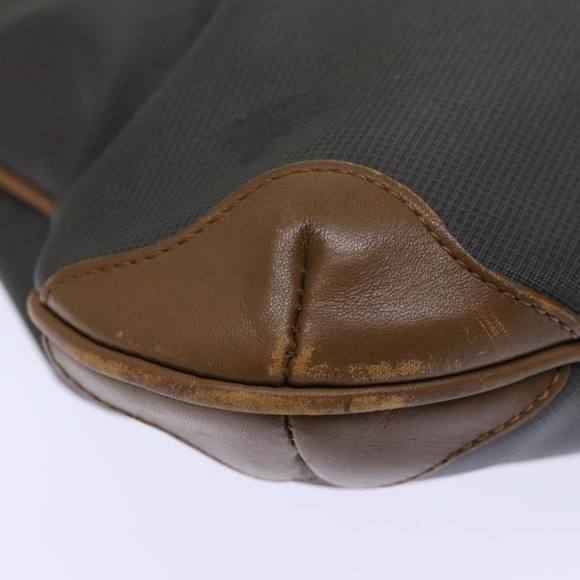 Burberrys Tote Bag PVC Leather Gray Auth bs14278 - Picture 14 of 16